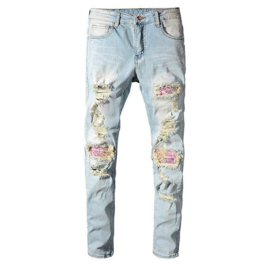 Rose Flower Jeans