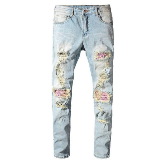 Rose Flower Jeans