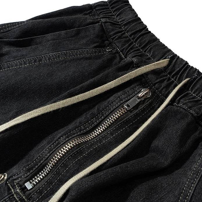 Dark Utility Shorts Jeans