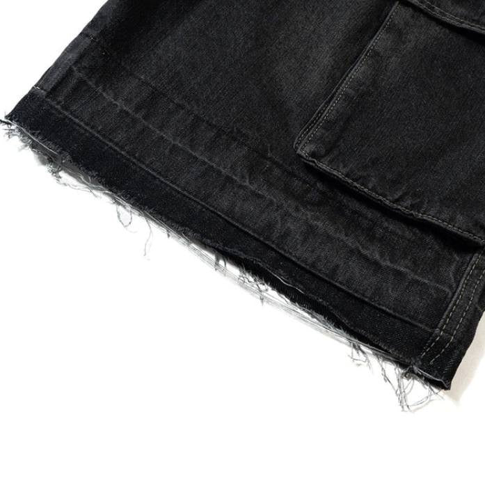 Dark Utility Shorts Jeans