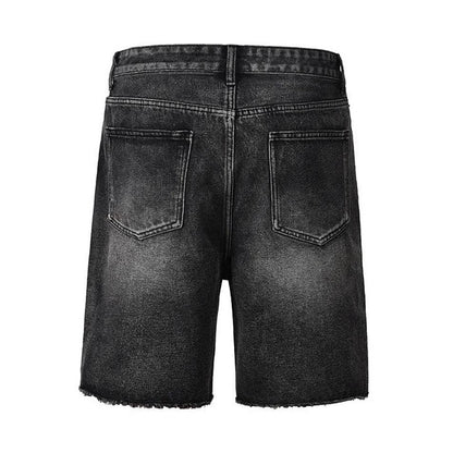 Black Color Shorts Jeans