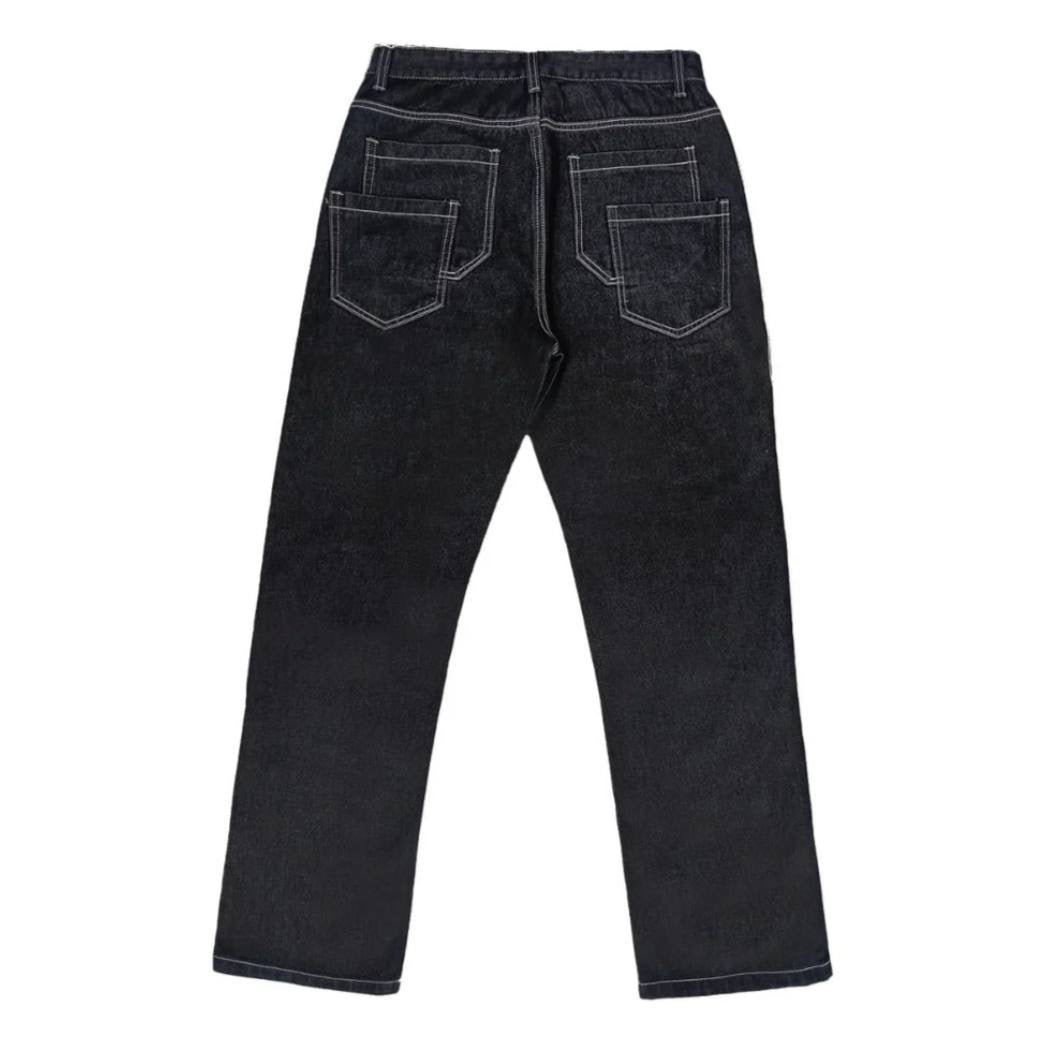 Twin Pockets Baggy Jeans