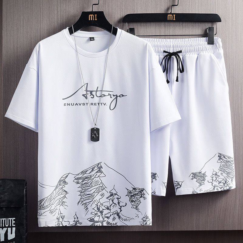 Matching men's Savvy shorts and t-shirt