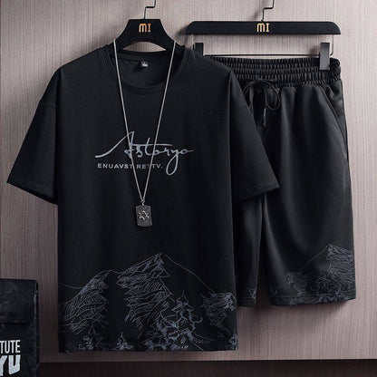 Matching men's Savvy shorts and t-shirt